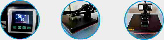 Professional T-Shirts Glass Flags Heat Press Machine 40x60